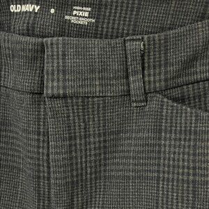 Plaid High-Rise Pants - Stretchy, Comfortable, Professional